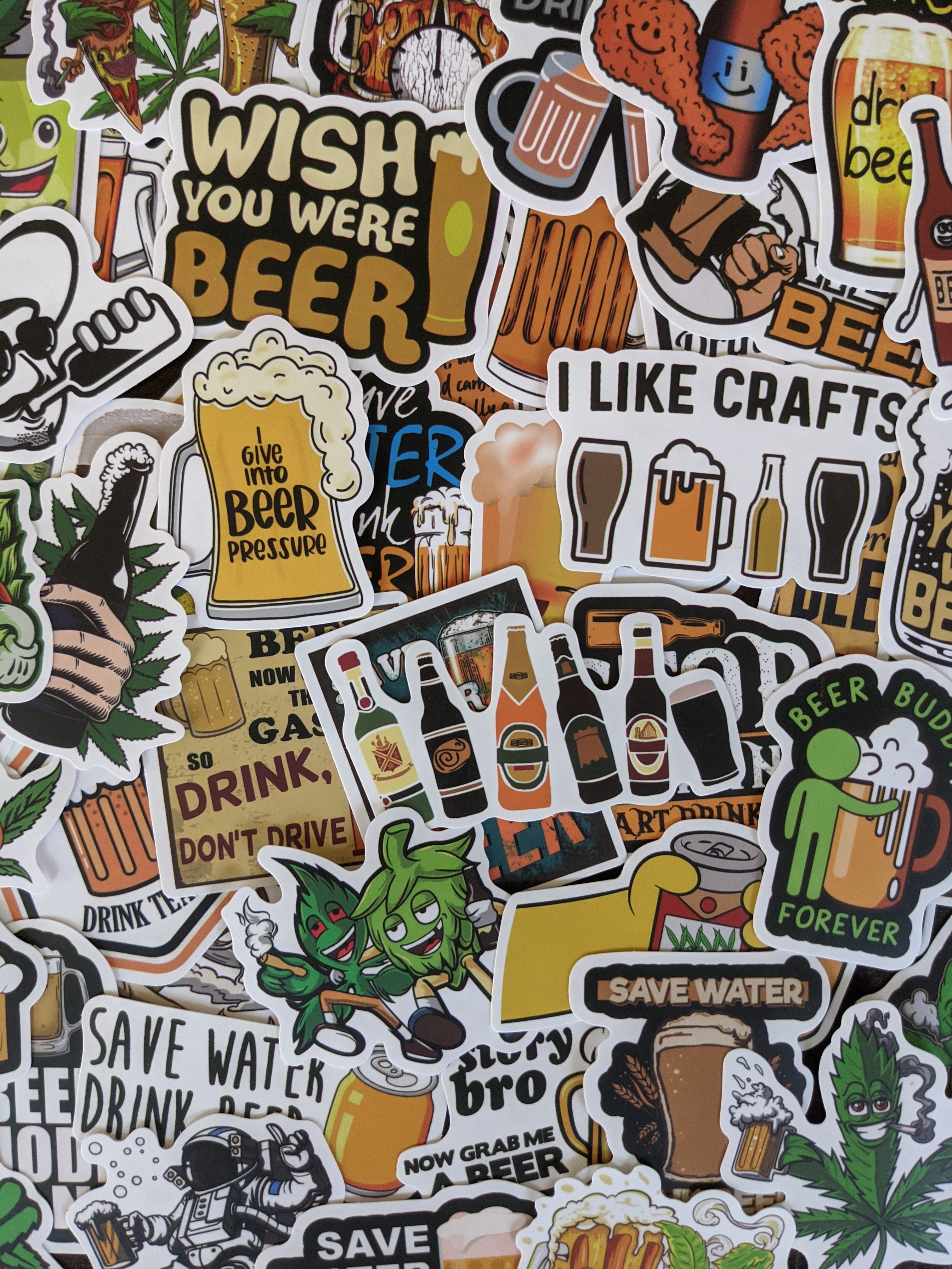 Wish You Were Beer Sticker - Just Stickers : Just Stickers