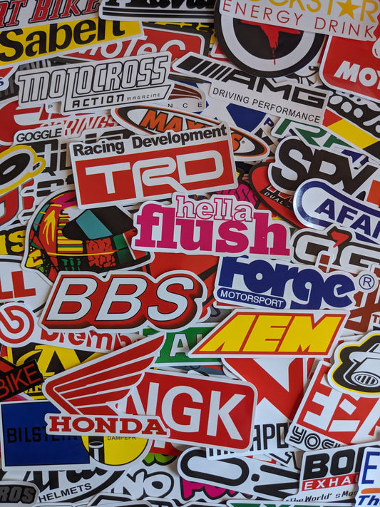 Motor Sports Sticker Pack