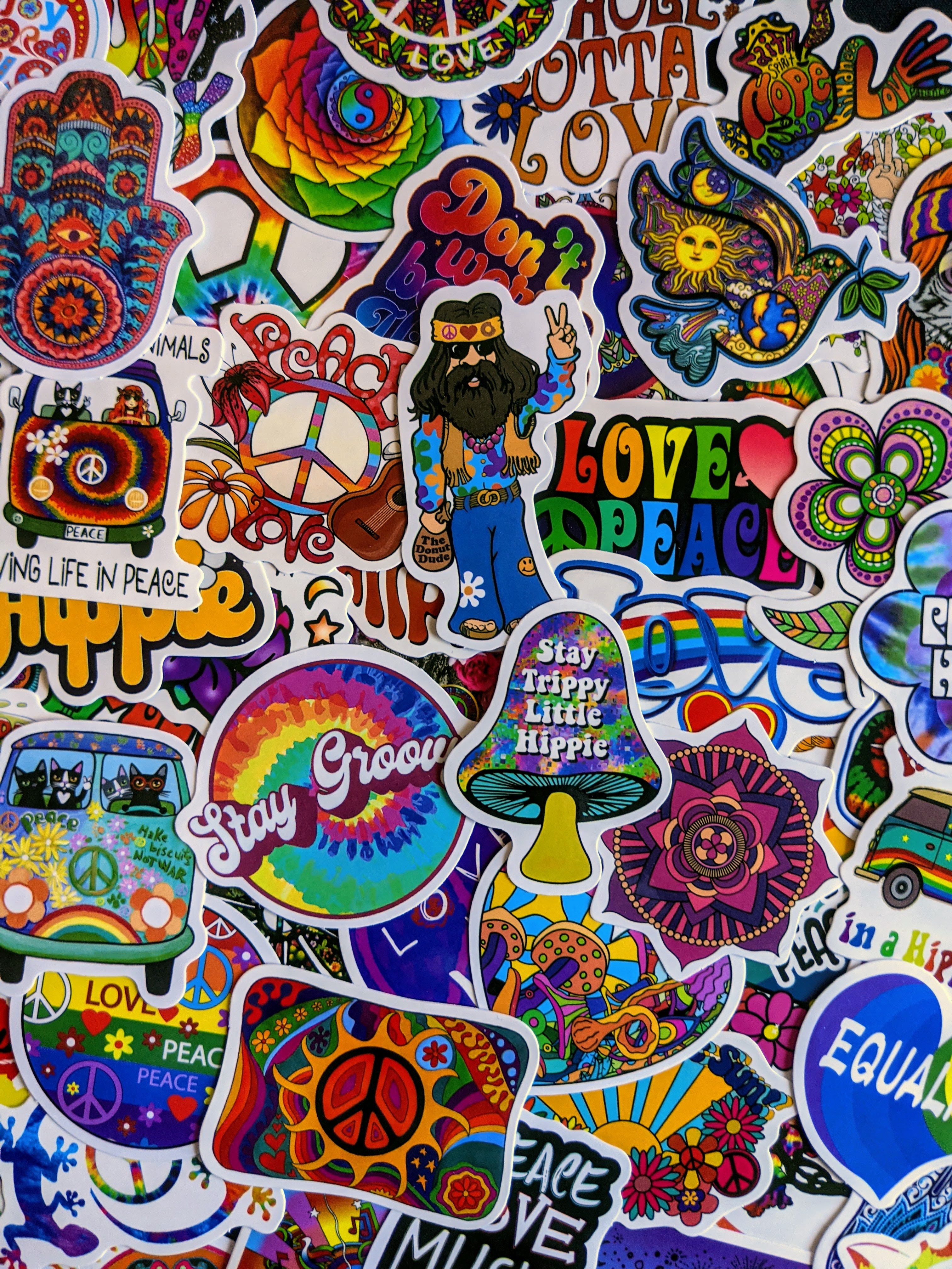 Trippy Stoner Psychedelic Hippie Stickers Wholesale sticker supplier
