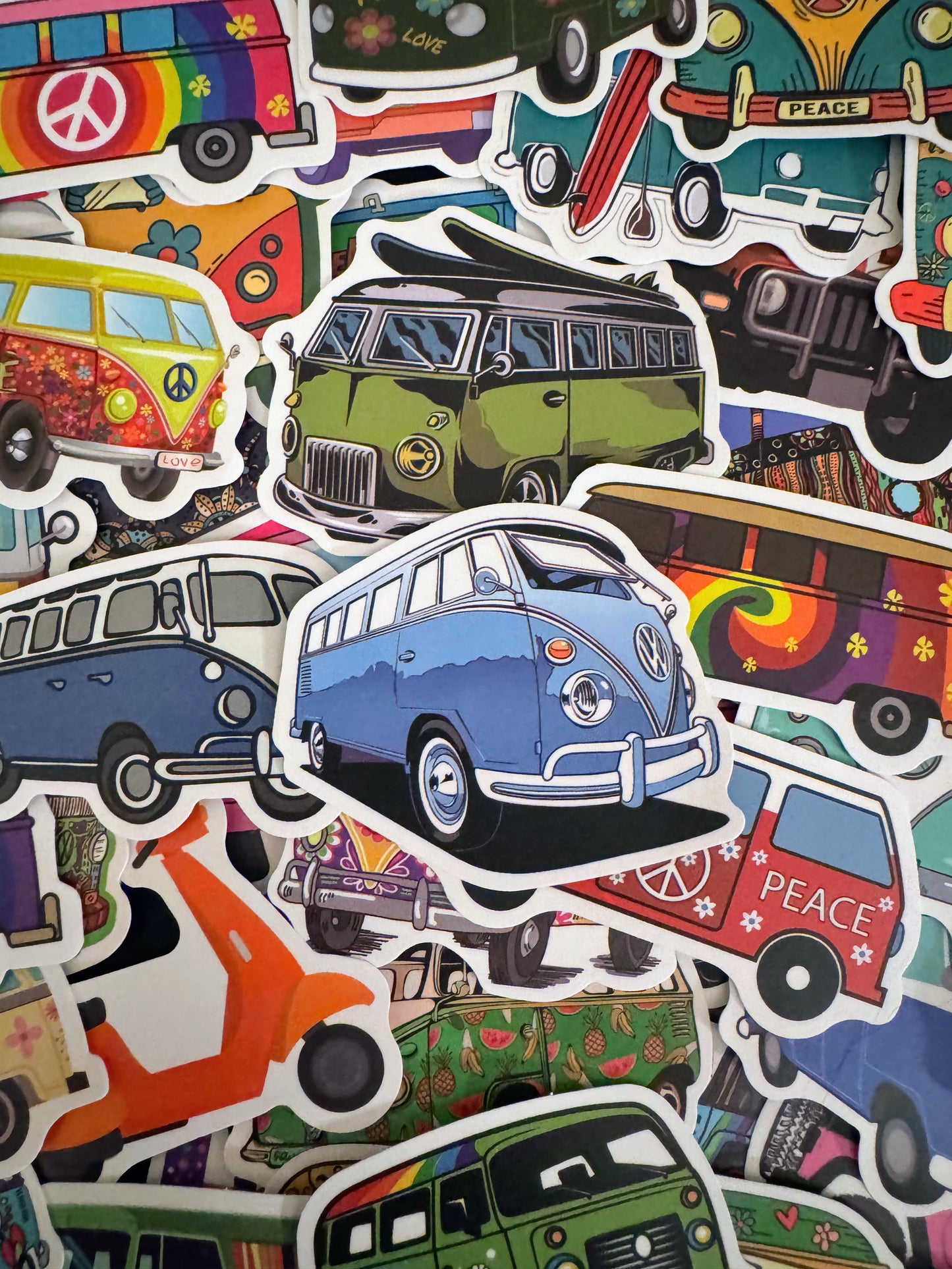 VW Hippie Bus Sticker Pack