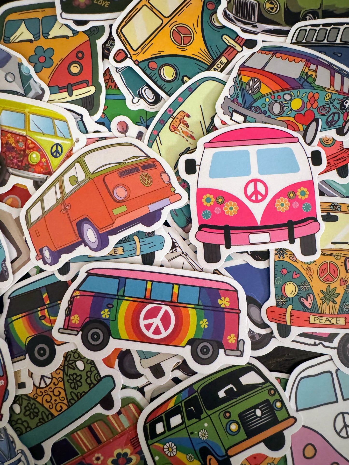 VW Hippie Bus Sticker Pack