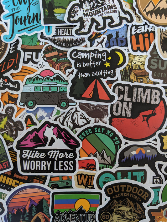 Outdoor Enthusiast Theme Sticker Pack