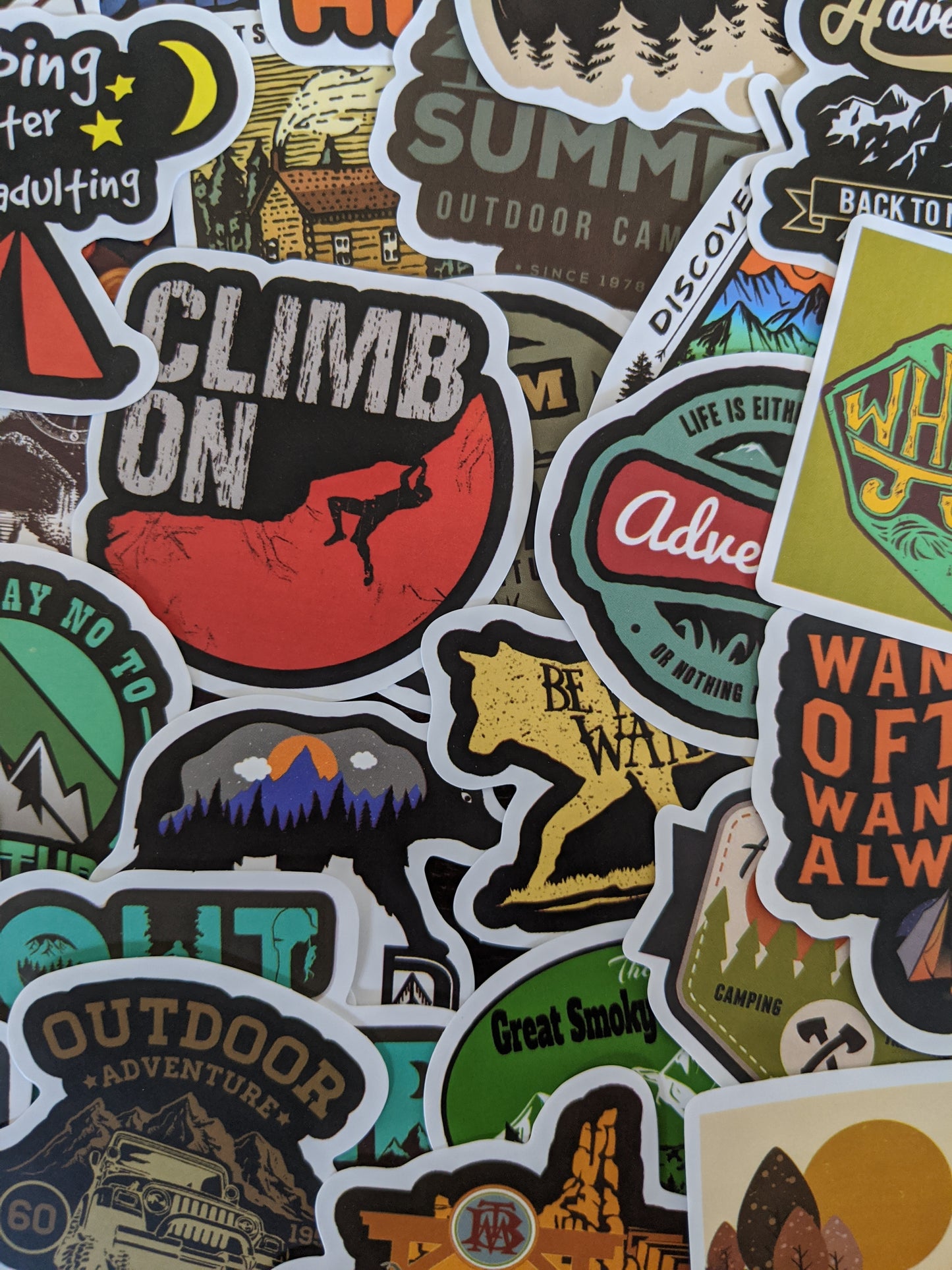 Outdoor Enthusiast Theme Sticker Pack