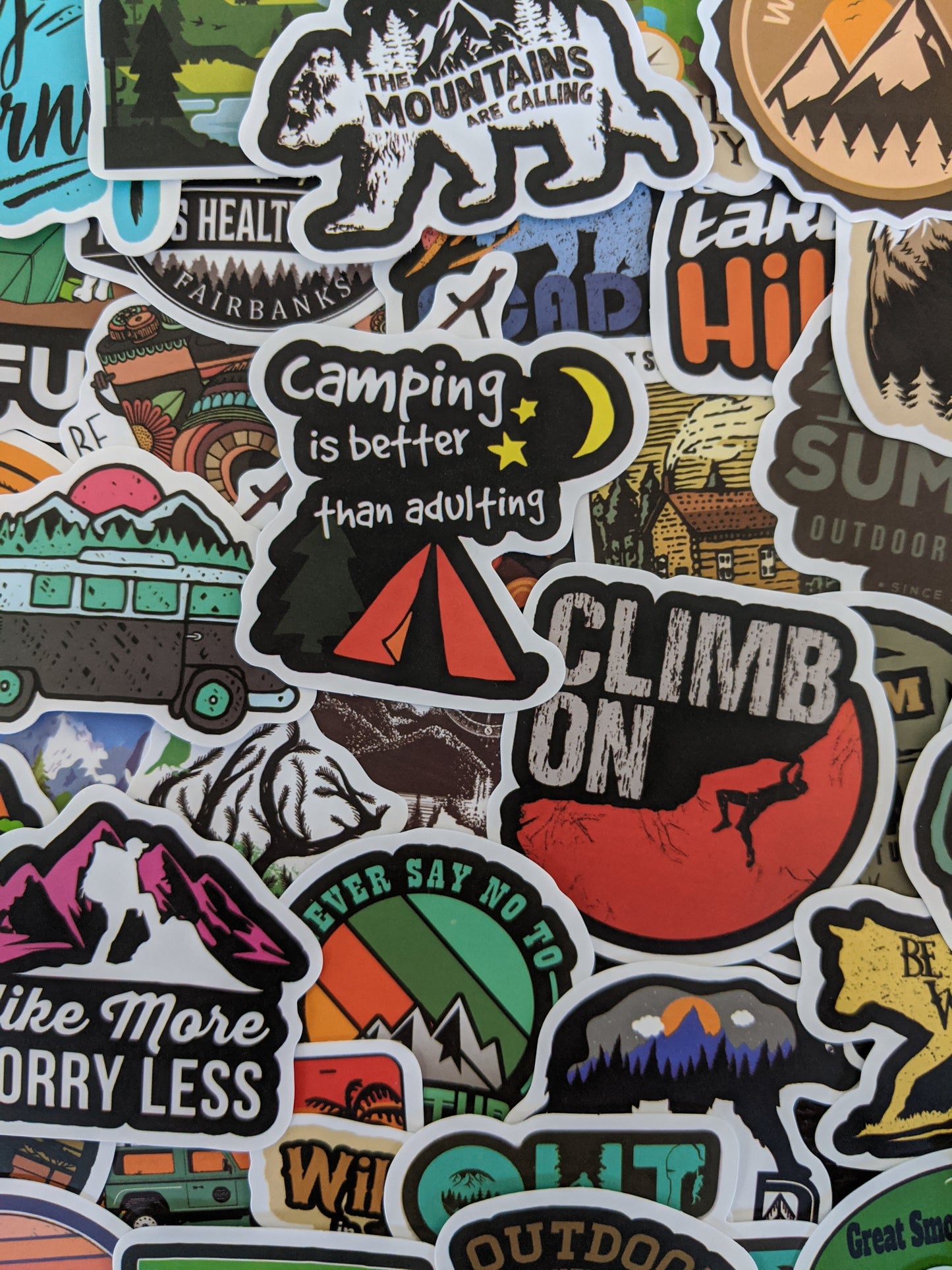 Outdoor Enthusiast Theme Sticker Pack