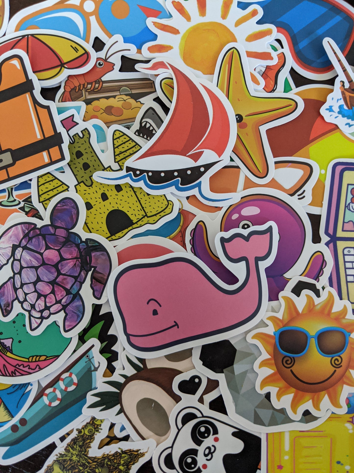 Sunny Beach Theme Sticker Pack