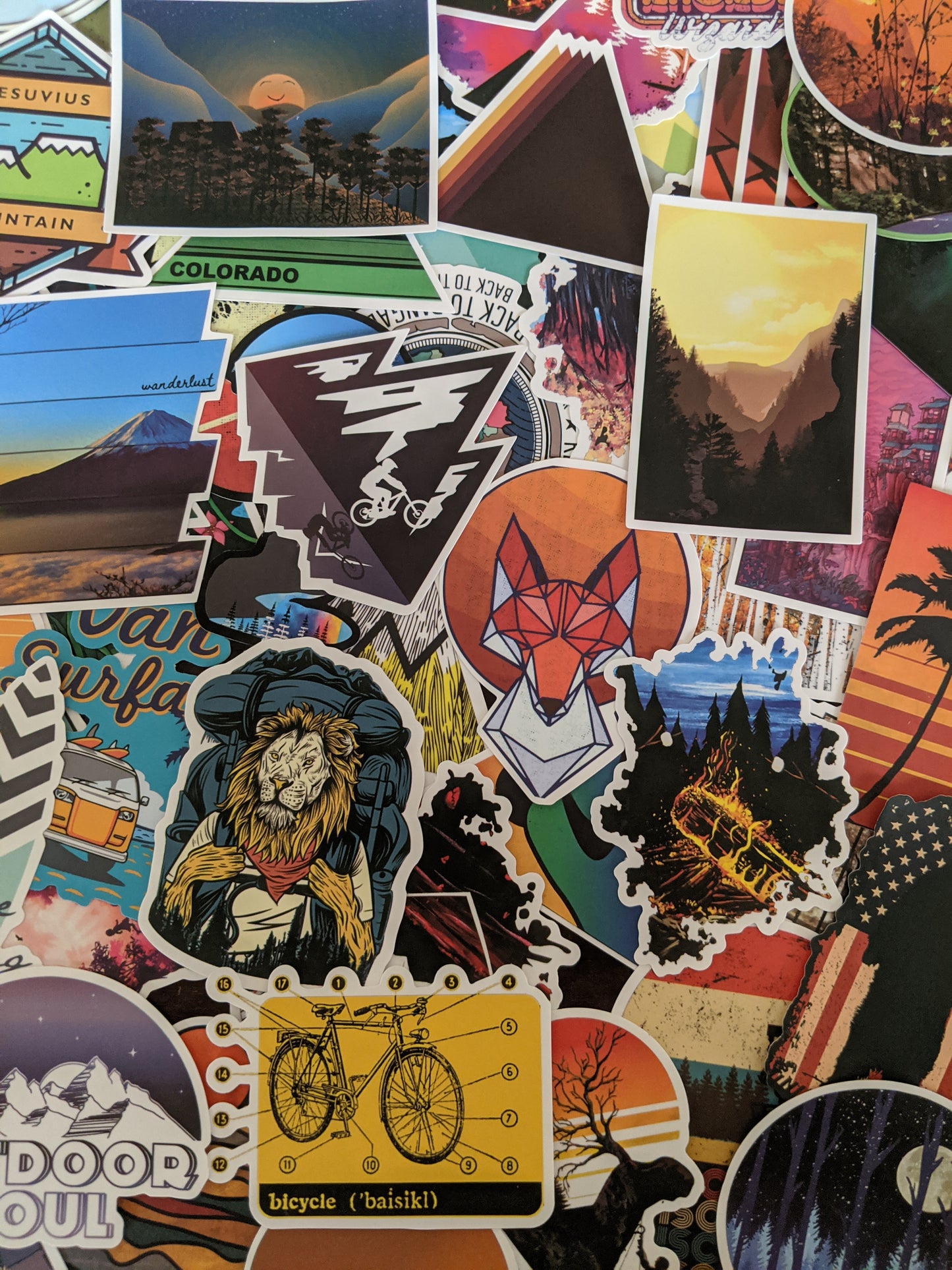 Artistic Outdoor Sticker Pack