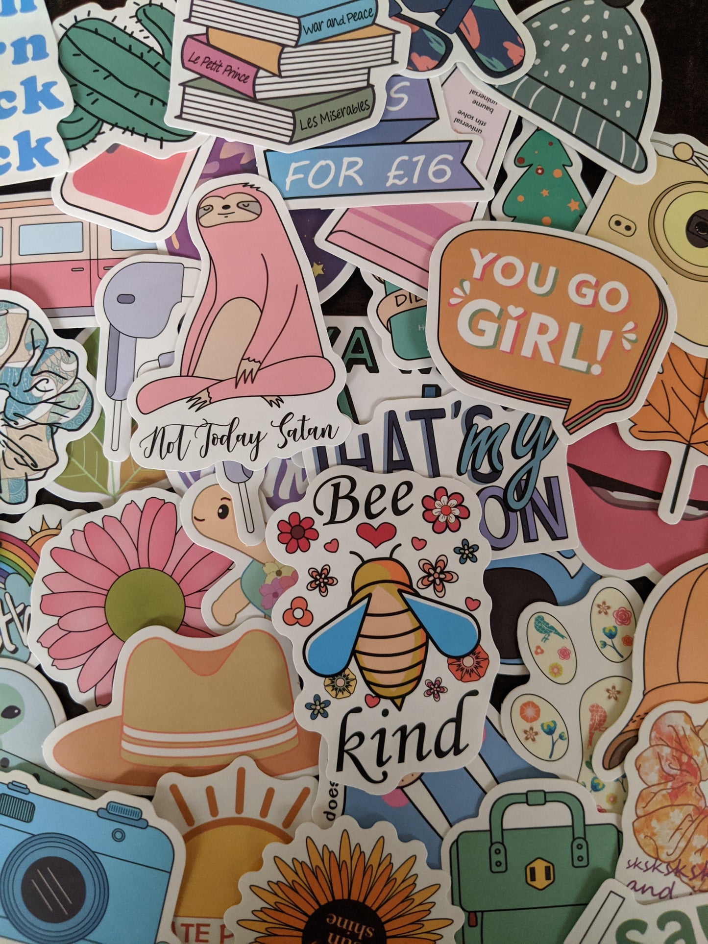 Bee Kind Girly Sticker Pack