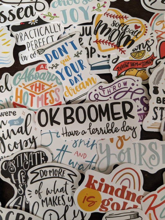 Good Times Sayings Sticker Pack