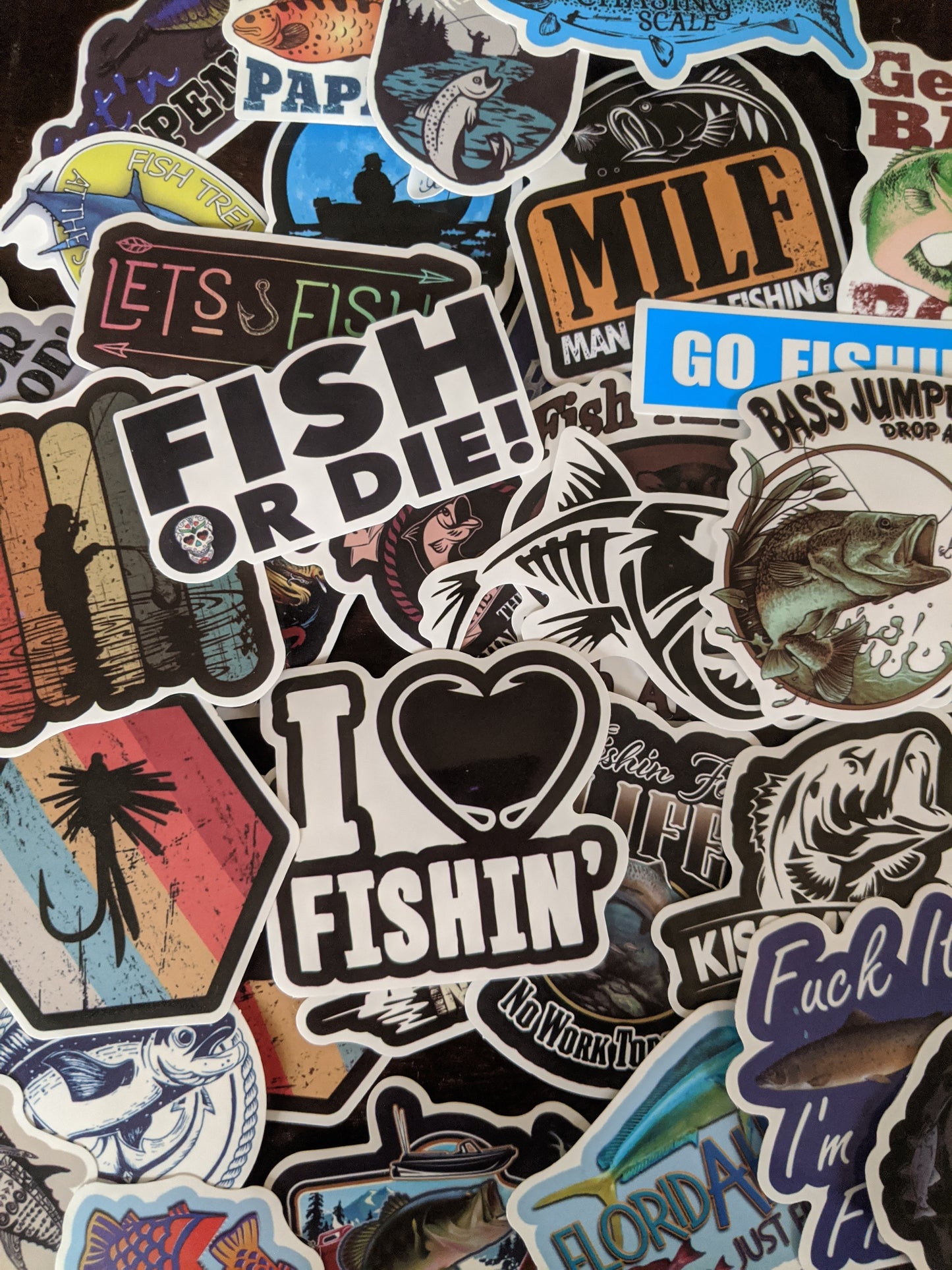 Fisherman Angler Sticker Pack