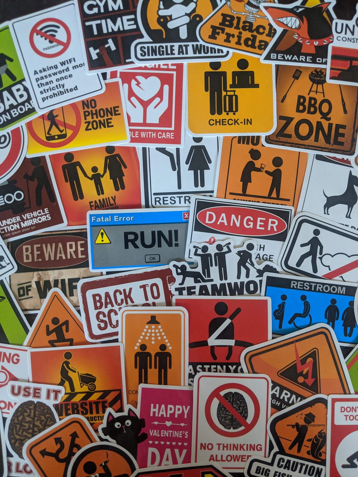 Parody Info Signs Sticker Pack