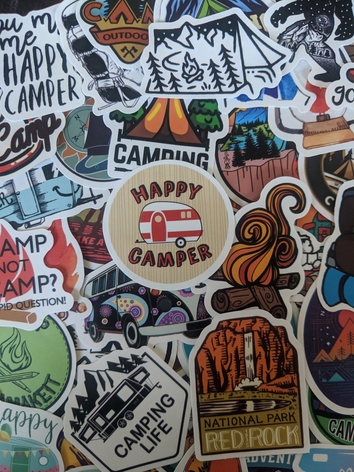 Happy Camper Sticker Pack
