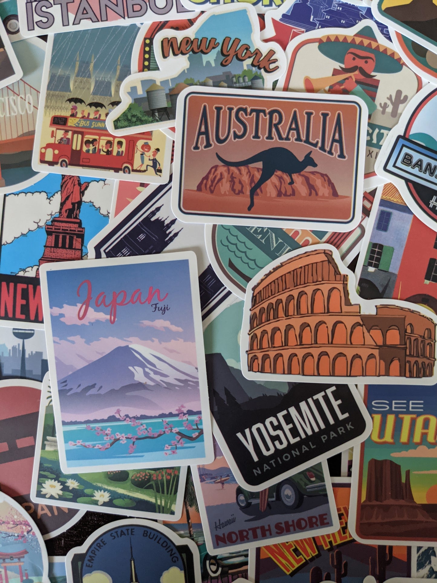 World Traveler Sticker Pack