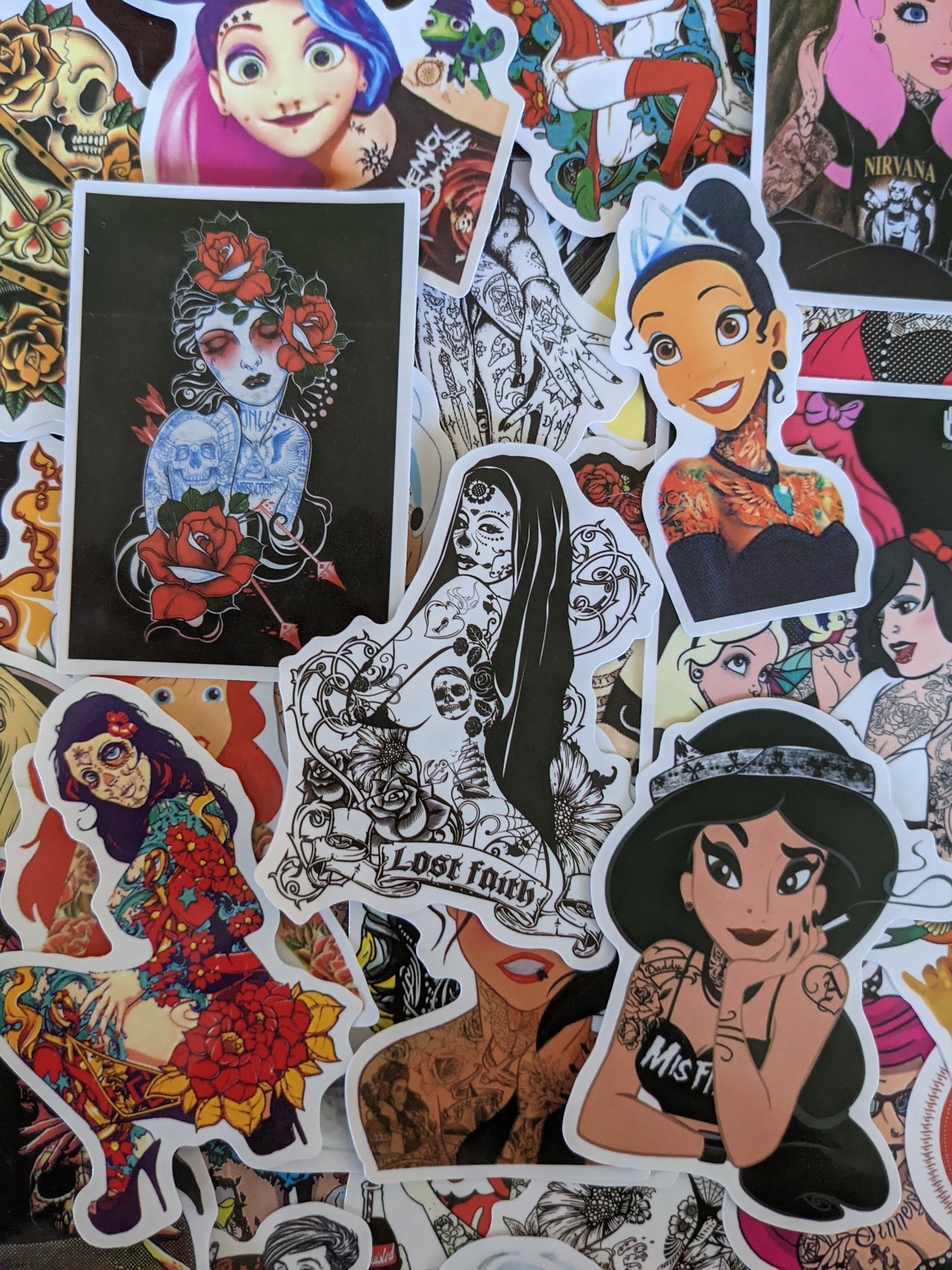 Tattoo Characters Sticker Pack