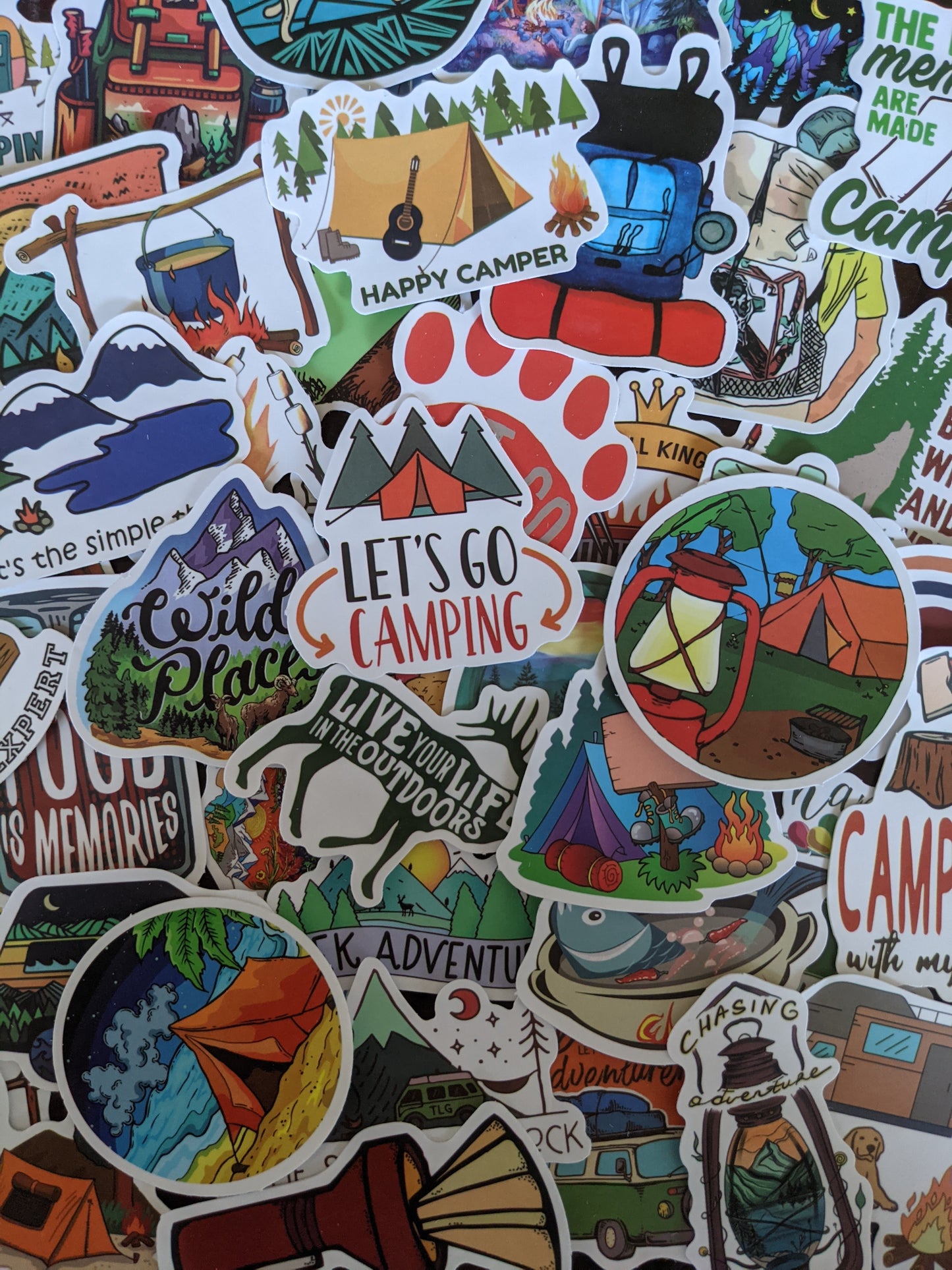 Gone Camping Sticker Pack