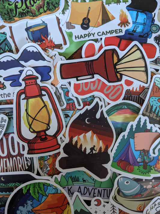 Gone Camping Sticker Pack