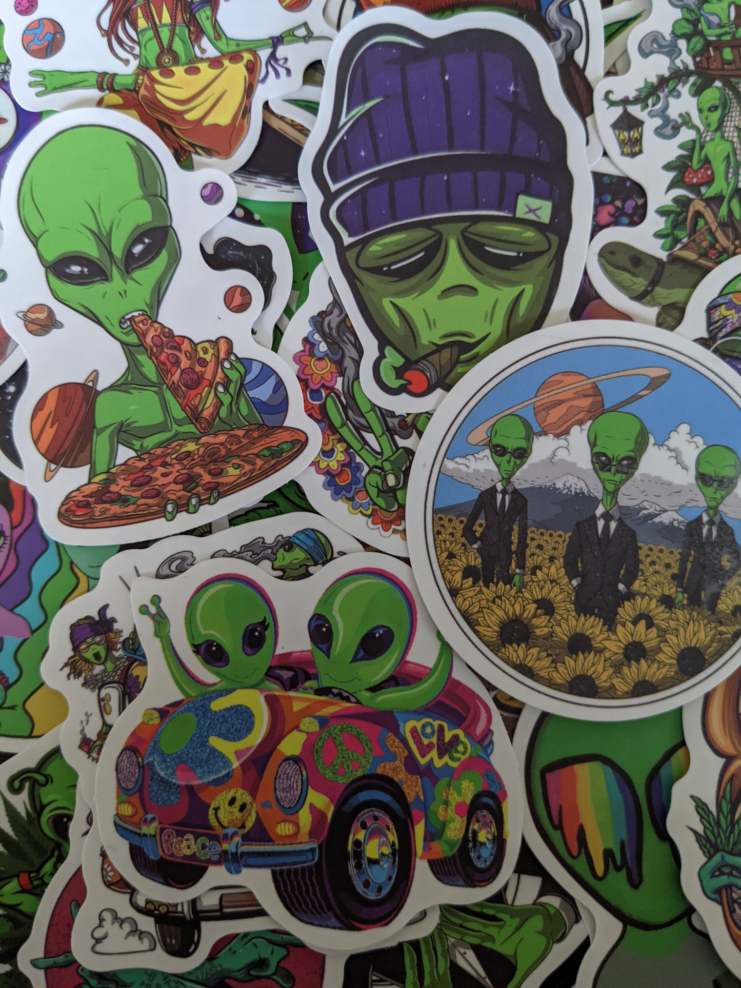 Stoner Alien Sticker Pack