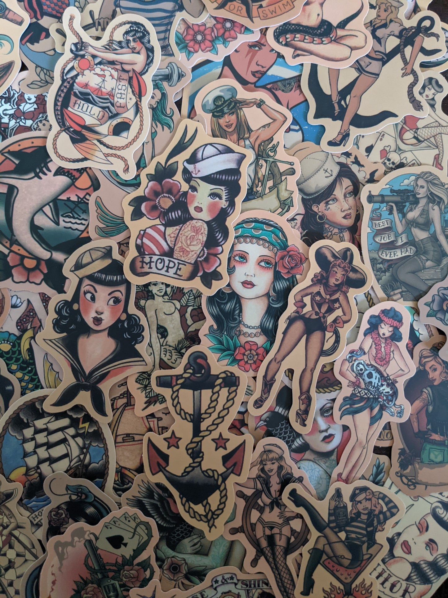 Traditional Tattoo Sticker Pack