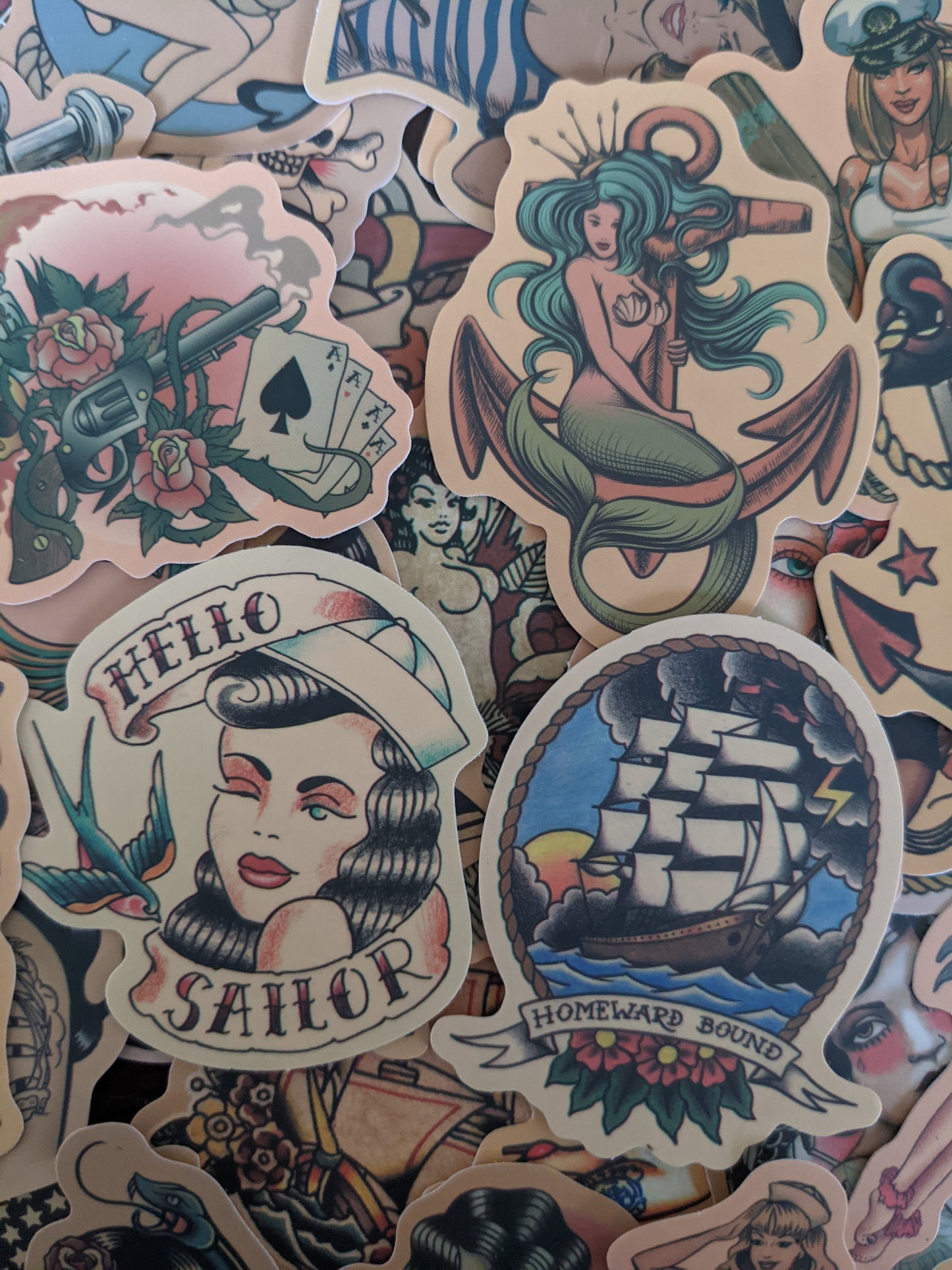 Traditional Tattoo Sticker Pack