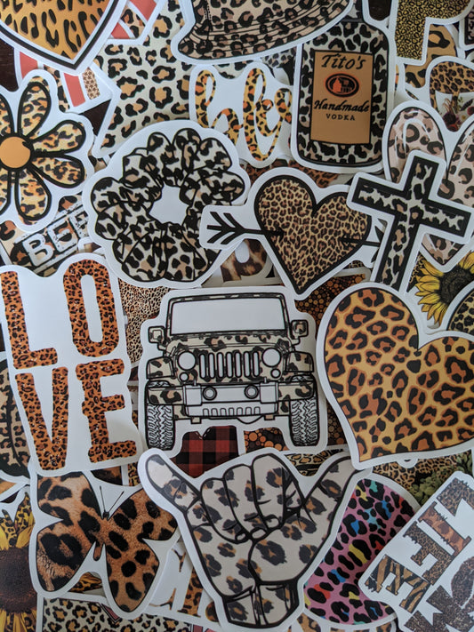 Leopard Print Sticker Pack