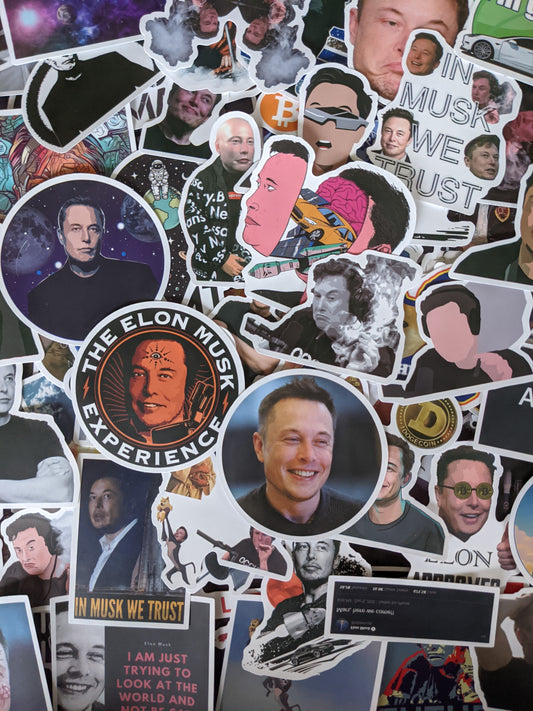 Elon Musk Sticker Pack