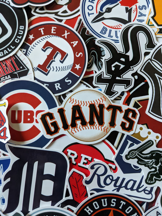 Baseball Teams Stickers