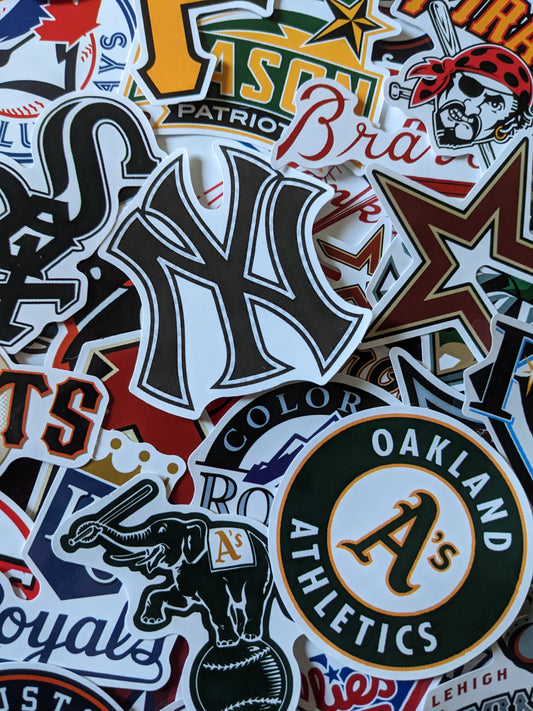 Baseball Teams Stickers